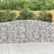 Iiaky Gabionen mit Hochbogen 3 Stk. 400x30x100/120cm Verzinktes Eisen GabionenköRbe WasserzapfsäUle Garten Gabionen Zaun Gabionensteine 3145827