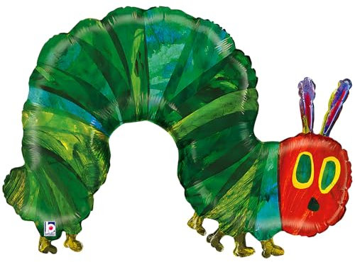 World of Eric Carle The Very Hungry Caterpillar™ Mylar-Ballon – 109,2 cm (1 Stück), perfekt für Geburtstage, Babypartys und mehr