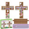WATINC Ostern Jesus Kreuz Craft Kit - Machen Sie Ihre eigenen Jesus Glaube Auferstehung Kreuz hängende Ornamente, DIY religiöse für Crafts Klassenzimmer christlichen Kirche Ostern dankbar Party