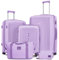 Joyway Kofferset 5tlg Hartschale Leicht PP mit 4 Rollen und TSA-Schloss Der Gepäcksets Enthält 1 Reisetasche und 1 Kulturbeutel