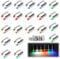 RYAN 20 STK Mini Led Licht Micro LED Mini Led Puppenhaus Beleuchtung Kleine Led Lichter für Basteln Epoxidharz Deko Vitrinen Figurenvitrine (6 Farbe)