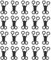 sourcing map 100set Sewing Hooks and Eyes Closure 14mm Hook and Eye Clasps Fastener for Clothing Bra Trousers Skirt DIY Craft, Black