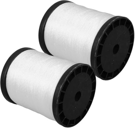 HOMSFOU 2rotoli Spago Nylon Per Muratura Resistente e Per Attrezzi Da Costruzione Misurazione e Marcatura Utilizzabile Indoor e Outdoor