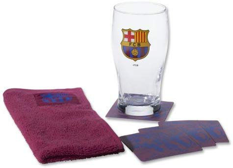 F.C. Barcelona Mini Bar Set PT, Unterstützung für das Team You auch für andere Vereine erhältlich.