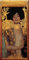 time4art Gustav Klimt Print Canvas Bild Judith mit dem Haupt des Holofernes auf Keilrahmen Leinwand 80x40cm