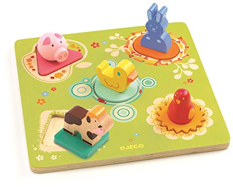 Djeco – 84683 – Puzzle – Enten und Freunde – 5 Teile