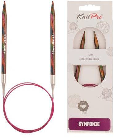 KnitPro Symfonie Fixed Circular Needles 47 (120cm) | 6.50mm