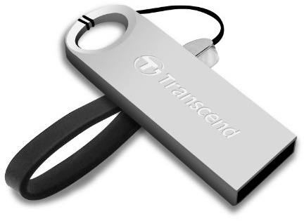Transcend TS16GJF520S JetFlash 520S 16GB Speicherstick (Metallgehäuse, wasserfest, USB 2.0) silber