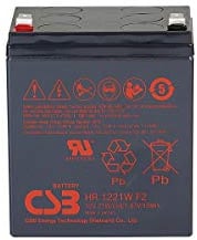 CSB HR1221W Sealed Lead Acid (VRLA) 12 V wiederaufladbarer Akku – wiederaufladbare Batterien (21 Wh, Sealed Lead Acid (VRLA), 12 V, Schwarz)