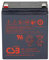 CSB HR1221W Sealed Lead Acid (VRLA) 12 V wiederaufladbarer Akku – wiederaufladbare Batterien (21 Wh, Sealed Lead Acid (VRLA), 12 V, Schwarz)
