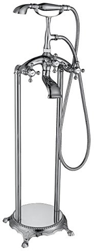 MISCELATORE A COLONNA CLASSICO VINTAGE RETRO PER VASCA FREESTANDING