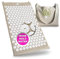 BED OF NAILS Original ECO Akupressurmatte - 8820 Druckpunkte Akupressur Matte bei Rückenschmerzen - Für Energie Entspannung -Mit Leinentasche - Größe 74 x 42 x 2 cm