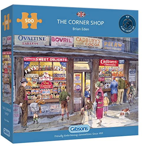 Gibsons Corner Shop Jigsaw Puzzle (500 Piece)