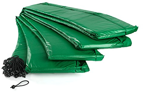 Ampel 24 Trampolin Randabdeckung, passend für Trampolin Ø 366 cm, Federabdeckung reißfest und beständig, Schutzrand grün