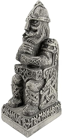 Dryad Design Thor Statue nordischer Gott, Wikinger, Heimdekoration, Geschenk, Stein-Finish
