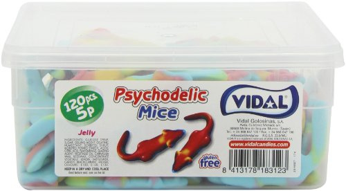 Vidal Psychodelic Mice (Pack of 2, Total 240 Pieces)
