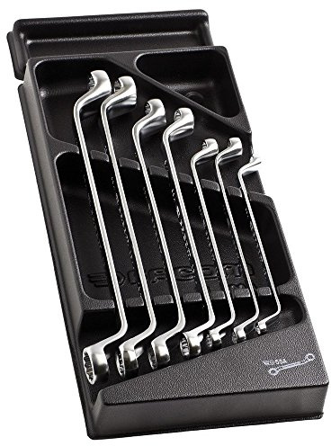 FACOM Ringschlüssel Satz, Gross SW 1/4 Zoll-13/16', 7 Teiligin Ordnungssystem, 1 Stück, MOD.55-3
