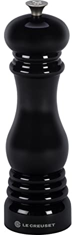 Le Creuset Salzmühle, ABS-Kunststoff, 6,2 x 6,2 x 20,8 cm, Keramik-Mahlwerk, Schwarz, 96002000140000
