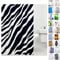 Sanilo Duschvorhang, viele schöne Duschvorhänge zur Auswahl, hochwertige Qualität, inkl. 12 Ringe, wasserdicht, Anti-Schimmel-Effekt (Zebra)