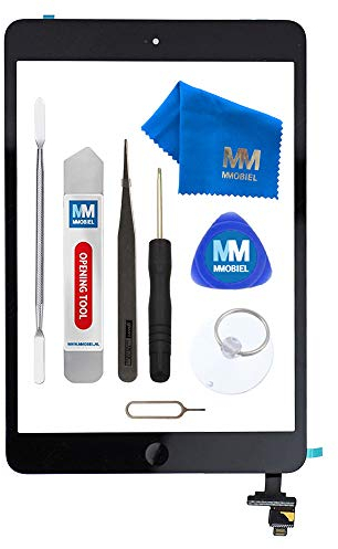 MMOBIEL Digitizer compatibile con iPad Mini 1/2 (Nero) 7.9 Pollici 2012/13 Touchscreen Front Display Incl IC Chip and Tool kit