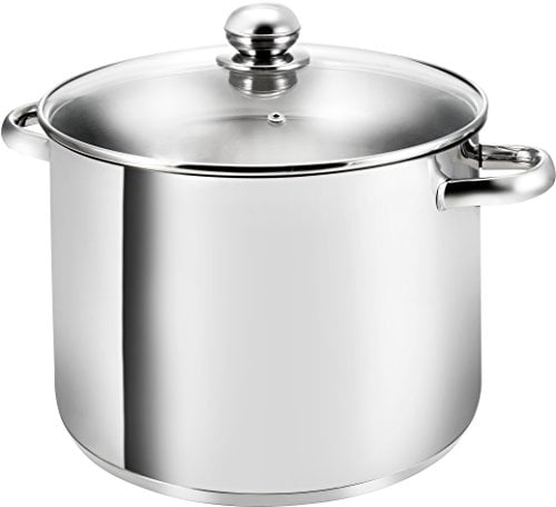 Kopf 125501 Olla de gran capacidad Grandis, Ø 30 cm, altura 22 cm, 15 litros, acero inoxidable