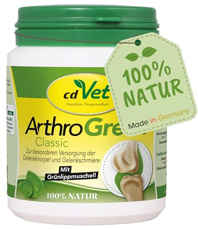 cdVet ArthroGreen Classic 70g - Nahrungsergänzung zur Unterstützung der Gelenke für Hund und für Katze durch Vitamine und Mineralien