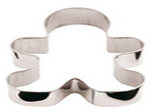 Paderno 47370-08 Tagliapasta Omino Pan di Zenzero, Acciaio Inox
