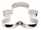 Paderno 47370-08 Tagliapasta Omino Pan di Zenzero, Acciaio Inox
