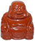 Janni-Shop-Figuren Jaspis Rot Buddha ca.25 x 30 mm aus echtem Edelstein Happy Buddha sitzend, lachend