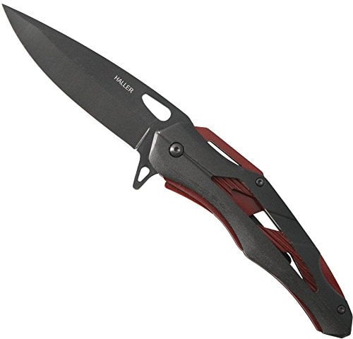 Haller Taschenmesser rot schwarz