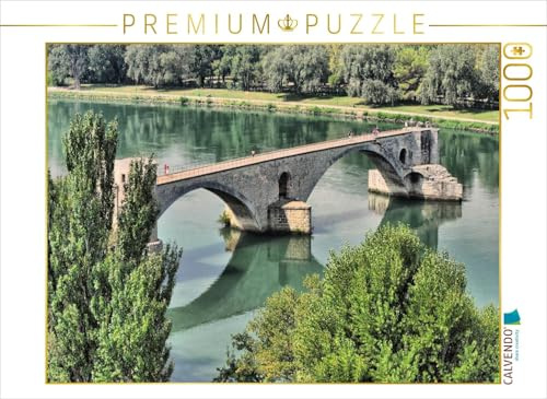 CALVENDO Puzzle Pont d`Avignon | 1000 Teile Lege-Größe 64 x 48 cm Foto-Puzzle für glückliche Stunden
