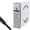 Offgridtec 10m Schrumpfschlauch mit Kleber 1,6mm auf 0,8mm Schrumpfrate, Dual-Wand, Halogenfrei, Flammhemmend, Wasserdichte Kabelisolierung, Leicht zu Schneiden, Inklusive Spenderbox, Schwarz