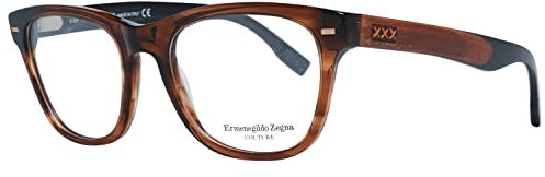 Ermenegildo Zegna Couture Eyeglasses ZC5001 048 Transparent Brown/Horn 52mm 5001