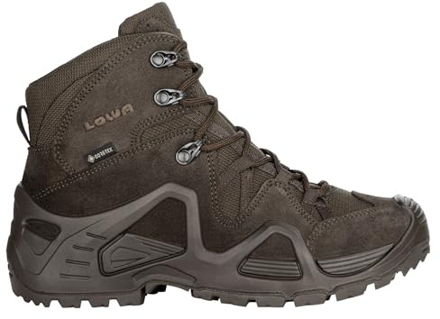 Lowa Zephyr GTX Mid Bottes de randonnée pour homme, marron foncé, 44.5 EU