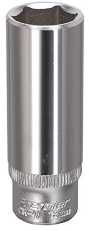 Sealey S1413D Walldrive Socket 13Mm Deep 1/4Sq Drive
