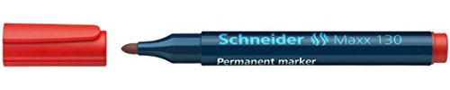 Schneider Permanentmarker Schneider 130 mit Rundspitze 1-3mm rot