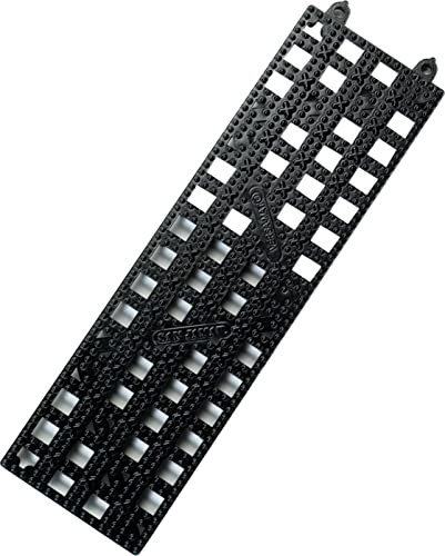 San Jamar VM5280 Versa-Mat Interlocking Bar Matting Strip 12 Length x 3-1/2 Width Black (Pack of 12)