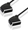 BestPlug 10 M Audio câble vidéo, péritel mâle vers péritel mâle, plein belegt, Noir