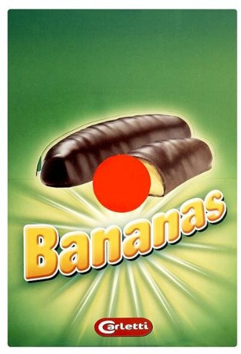 Carletti Chocolate Coated Bananas Full Box