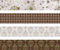 Heyda 204875524 Faltstreifen-Set für Fröbelsterne 1 x 30 cm & 1, 5 x 45 cm, 4 Motive Sortiert in zwei verschiedenen Größen