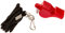 blarix Lifeguard Whistle und Lanyard lautesten pealess Whistles für Coach, Schiedsrichter, Beamten, rot / schwarz