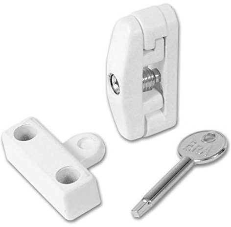 ERA 903 Window Swing Lock - White 2 Locks and 1 Key - 903-12