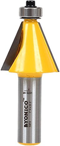 Yonico 13913 22.5 Degree Bevel Edge Forming Router Bit 1/2-Inch Shank