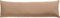 REDBEST Seitenschläferkissenbezug Single- Jersey San Francisco, braun Größe 40x140 - weiche Qualität, bügelfrei, praktischer Reißverschluss, 100% Baumwolle