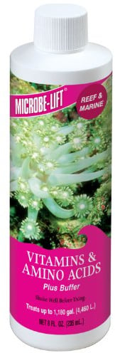 Multivitamine Meerwasseraquarium 236 ml - Vitamins Vitamine & Aminosäuren | Vitamine, Aminosäuren, für Fische & Korallen, fördert Vitalität, Wohlbefinden, Farben, Polypenbild, Salzwasser, Meerwasser