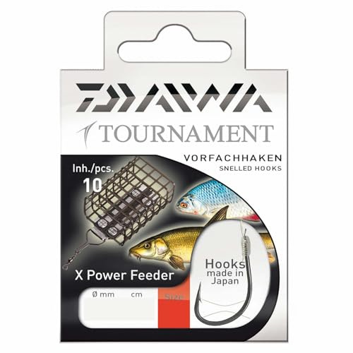 Daiwa Tournament Feederhaken Gr.6 X-S. Gebundene Feeder-Vorfachhaken