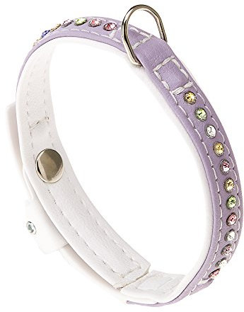 Ferplast Lux C15/28 Dog Collar, 28 cm - 15 mm, Lilac