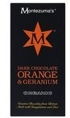 Montezumas Chocolate Org Dark Orange & Geranium Bar 100G