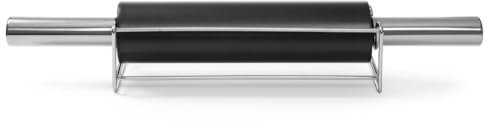 HENDI Teigrolle, Gelagert mit Antihaftbeschichtung, mit Chromständer, Metall, ø 65x250/470mm, Edelstahl
