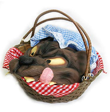 Rubie's Official 6626NS Korb mit Wolfskopf, Faschingskostüm Halloween